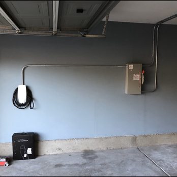 Trout Electric - Car charger with a transfer switch to accommodate a load calculation - Electricians Near Me - Corona, California