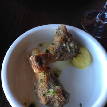 La Marcha Tapas Bar - Pollo Al Ajillo: chicken wings, garlic, black pepper, chives & saffron aioli ($2) - Spanish Near Me - Berkeley, California La Marcha Tapas Bar - Pollo Al Ajillo: chicken wings, garlic, black pepper, chives & saffron aioli ($2) - Spanish Near Me - Berkeley, California