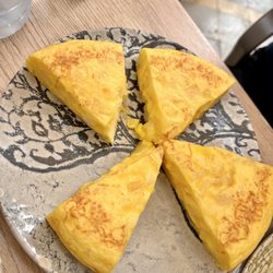 Bar Guerrero - Spanish potato omelette... came out warm and delicious!
