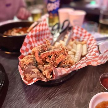 Hanshin Pocha - Fried whole squid - Korean Near Me - Irvine, California Hanshin Pocha - Fried whole squid - Korean Near Me - Irvine, California