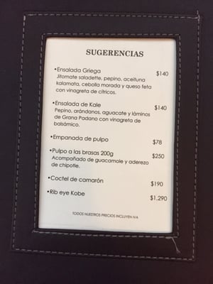 Menu photo 8 Loma Linda Huixquilucan, MEX Menu photo 8 Loma Linda Huixquilucan, MEX