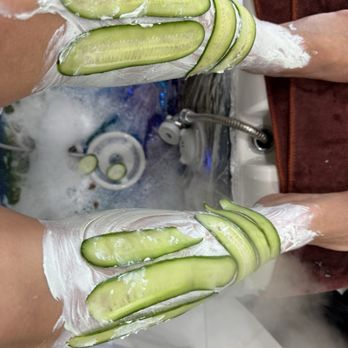 Chloe Nail Lounge - New pedicure massage therapist with cucumber. - Nail Salons Near Me - Orange, California