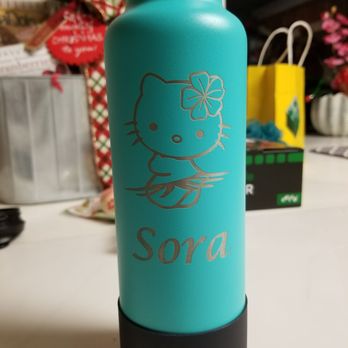 Awardline - Hydro flask hello kitty custom engraving - Trophy Shops Near Me - Waipahu, Hawaii