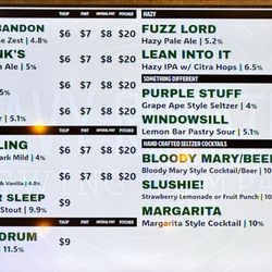 Heavy Rotation Brewing - Menu 7/23/25