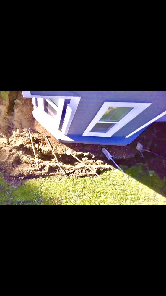 Slide of Mainline Drain & Construction