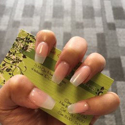 My ombré (clear) coffin