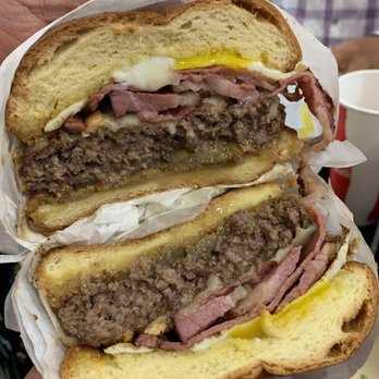 Grill 'Em All - 1/2 lb. Paul Baloff Burger - Burgers Near Me - Long Beach, California Grill 'Em All - 1/2 lb. Paul Baloff Burger - Burgers Near Me - Long Beach, California