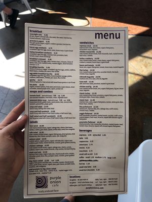 Menu photo 4 Purple Onion Cafe Los Gatos, CA