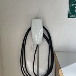 My Tesla home charger set up, installed by EV Charging Solutions My Tesla home charger set up, installed by EV Charging Solutions