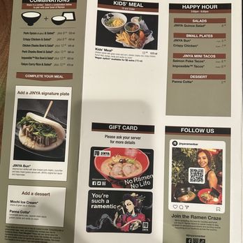 JINYA Ramen Bar - Ameristar Black Hawk - Menu - Ramen Near Me - Black Hawk, Georgia JINYA Ramen Bar - Ameristar Black Hawk - Menu - Ramen Near Me - Black Hawk, Georgia