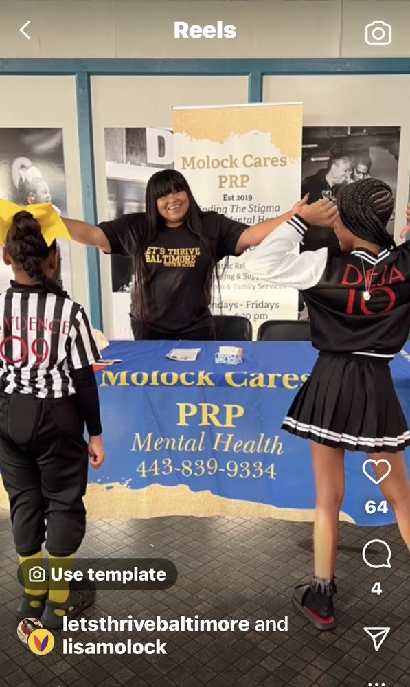 Molock Cares PRP Mental Health Clinic - child therapist in Baltimore, MD