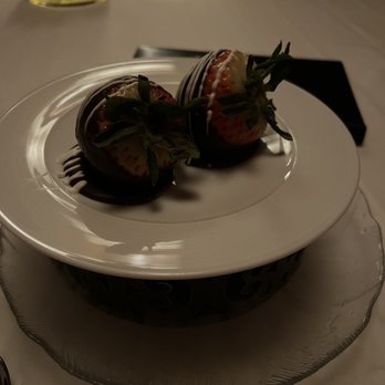 Ciera Steak + Chophouse - Decadent chocolate dipped strawberries - Steakhouses Near Me - Stateline, Nevada Ciera Steak + Chophouse - Decadent chocolate dipped strawberries - Steakhouses Near Me - Stateline, Nevada