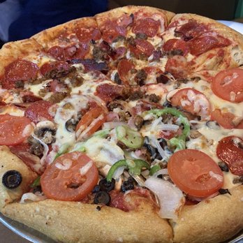 Mellow Mushroom - Mighty Meaty Half & Half Pie - Pizza Near Me - Fort Worth, Texas Mellow Mushroom - Mighty Meaty Half & Half Pie - Pizza Near Me - Fort Worth, Texas