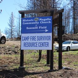 Magalia Community Church - Resource & Recovery Center Sign