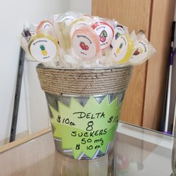 Green Bud Lounge - 50mg delta 8 suckers.