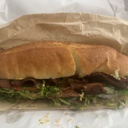 Hot Pastrami Sandwich