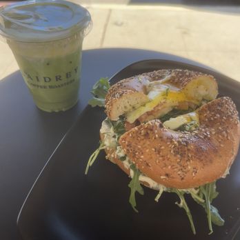 Laidrey Coffee Roasters - Laidrey Breakfast Sandwich, Vanilla Cloud Matcha - Coffee Roasteries Near Me - Tarzana, California