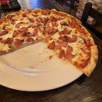 Clem’s Station - Pizza (Mushroom and sausage) - Bars Near Me - San Diego, California Clem’s Station - Pizza (Mushroom and sausage) - Bars Near Me - San Diego, California