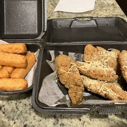 Fire Wings - 5 PC CHICKEN STRIPS and MOZZARELLA STICKS