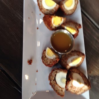 Blue Skye Brewery & Eats - The scotch eggs - Pizza Near Me - Salina, Kansas Blue Skye Brewery & Eats - The scotch eggs - Pizza Near Me - Salina, Kansas