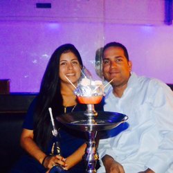 Zaiy Zone Shisha Lounge - Smoking on our red apple bowl!