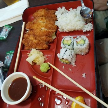 O' Sushi - Katsu chicken and California roll bento box - Sushi Bars Near Me - Newark, California
