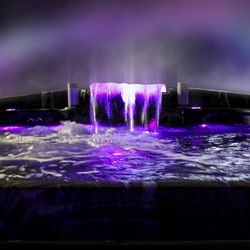 Spa Logic Hot Tubs - Largest Waterfall in a spa.