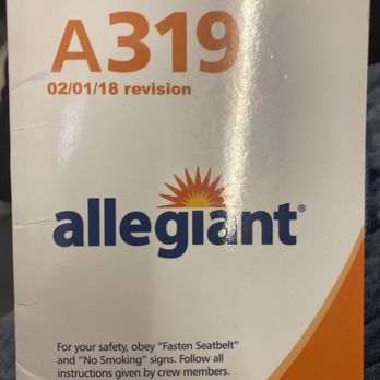 Allegiant Air - Safely card - Airlines Near Me - Stockton, California Allegiant Air - Safely card - Airlines Near Me - Stockton, California
