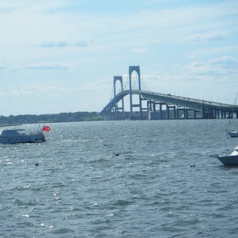 Battery Park - View of the Newport bridge from Battery Park. - Parks Near Me - Newport, Rhode Island