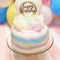 Pink Beehive Cotton Candy - Cotton Candy Cake