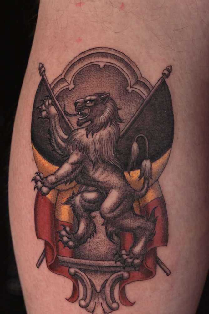 Black Widow Tattoo Logo