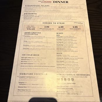 LongHorn Steakhouse - Menu - Steakhouses Near Me - Pittsburgh, Pennsylvania LongHorn Steakhouse - Menu - Steakhouses Near Me - Pittsburgh, Pennsylvania