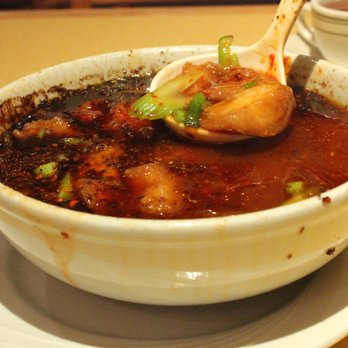 Hot Wok Cafe - Water Fish (水煮鱼) ($19.95) - fish pieces have a coating that keeps the inside tender and not spicy. There's also celery. - Chinese Near Me - Princeton Junction, New Jersey