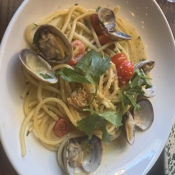 Trattoria Trullo - Bucatini Vongole ($34) - Italian Near Me - Aliso Viejo, California
