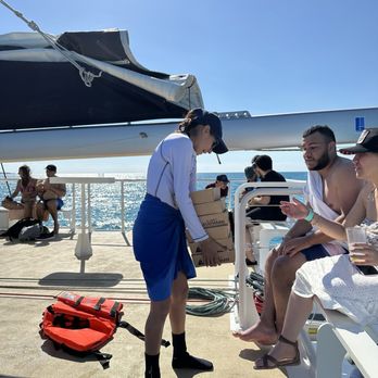 Xcaret Expeditions - Lunch provided on isla Mujeres boating tour - Travel Services Near Me - Playa del Carmen, ROO