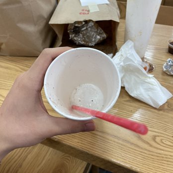 Five Guys - Finished milkshake 9/10 - Burgers Near Me - Northridge, California