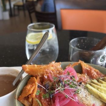 Mango Haus - Chilaquiles Rojos - Breakfast & Brunch Near Me - Bakersfield, California Mango Haus - Chilaquiles Rojos - Breakfast & Brunch Near Me - Bakersfield, California