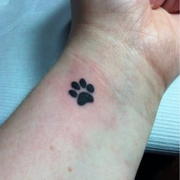 My paw print, by Rachael