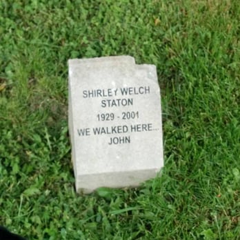 Meadowlark Park - There are several memorial stones surrounding the trail that goes around the small fishing pond. - Parks Near Me - Carmel, Indiana