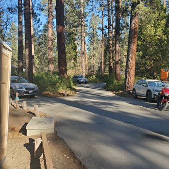 Hanna Flat Campground - View of the main road. That part is paved! - Campgrounds Near Me - Fawnskin, California Hanna Flat Campground - View of the main road. That part is paved! - Campgrounds Near Me - Fawnskin, California