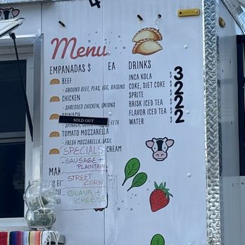 Empanada Lady Jax - Menu 11/16/24 - Food Trucks Near Me - Jacksonville, Florida Empanada Lady Jax - Menu 11/16/24 - Food Trucks Near Me - Jacksonville, Florida