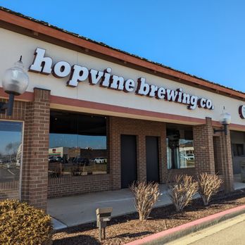 Hopvine Brewing Company - the front of the building - New American Near Me - Aurora, Illinois