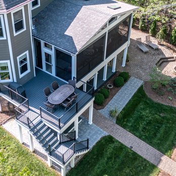 Carolina Decks & Outdoor Living - a view of the back of the house - General Contractors Near Me - Indian Trail, North Carolina