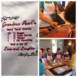 Mary's Your Name Here - Custom embroidered Aprons for an annual family tradition