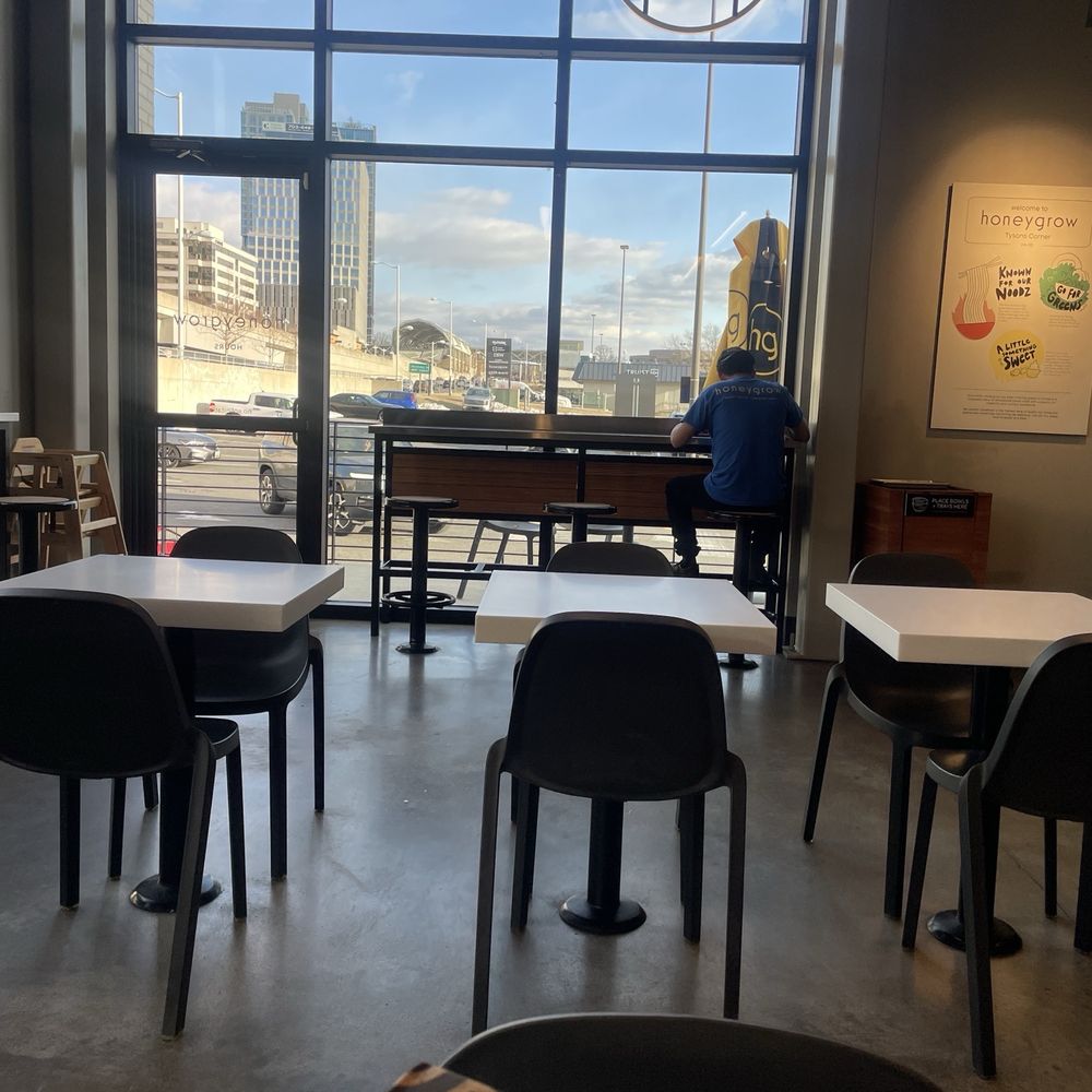 honeygrow - Seating - Salad Near Me - Vienna, Virginia honeygrow - Seating - Salad Near Me - Vienna, Virginia