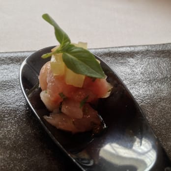 Spago - Hamachi ceviche, pear - New American Near Me - Beverly Hills, California Spago - Hamachi ceviche, pear - New American Near Me - Beverly Hills, California