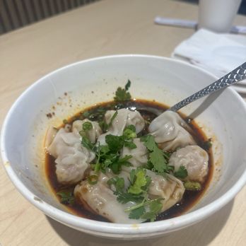 Shanghai Taste - Spicy Wonton In Chill Oil Sause - Shanghainese Near Me - Plano, Texas Shanghai Taste - Spicy Wonton In Chill Oil Sause - Shanghainese Near Me - Plano, Texas