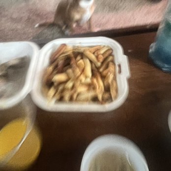 Pine State Biscuits - Soggy fries ... and a hungry pup - Southern Near Me - Portland, Oregon