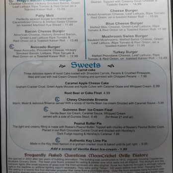 Moon Cricket Grille - Burgers and Sweets - New American Near Me - Winter Garden, Florida
