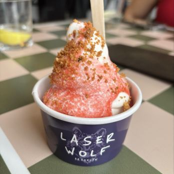 Laser Wolf - Brown Sugar Soft Serve - Middle Eastern Near Me - Brooklyn, New York